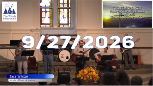 Morning Worship 09/27/2026